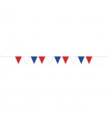 Flag Bunting - 5m Red, White & Blue