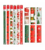Wrapping Paper - Christmas, 15 m x 70 cm, Assorted 