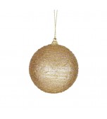 Christmas Ornament - Foam Bauble, Champagne Colour, 8cm