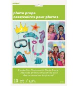 Photo Booth Props - Under the Sea, Assorted 10 pk
