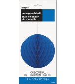 Hanging Decoration - Honeycomb Ball, Royal Blue 20 cm