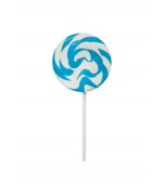 Lollipop - 85g Mega Swirl Pop, Blue