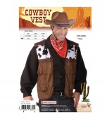 Adult Cowboy Vest - Plus Size