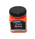 Face & Body Paint - Large, Fluro Orange