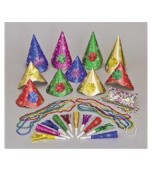 Party Pack - For 10, New Year Multicolour
