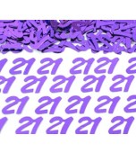 Scatters/Confetti, Number 21 Purple