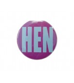 Badge, Hen Pink