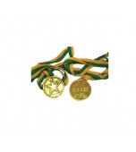Medal - Gold, Green & Gold Ribbon