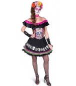 Adult Costume - Karnival, Ladies' Day of the Dead El Mariachi