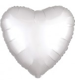 Balloon - Foil, Heart 18" Satin White