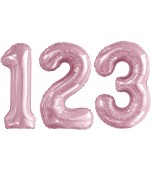 Balloon - 86 cm Foil Number Pink