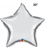 Balloon - Foil, Star 20" Silver