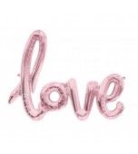 Balloons - Foil Letters, Love Rose Gold