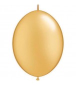Balloons - Quick Link, Metallic Gold 6"