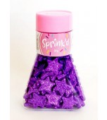 Cake Sprinkles - 19 mm Starfish 90 g Purple