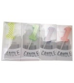 Candle - Numbers, Miniature Assorted