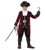 Child Costume - Deluxe, Pirate Captain