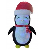 Christmas Inflatables - 1.8 m Plush Penguin Santa
