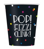 Cups - 270 ml Neon Dots New Year 8 pk