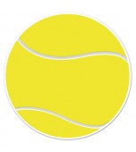 Cardboard Cutout - Tennis Ball