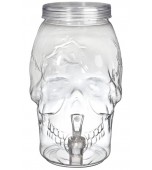 Drink Dispenser - Skull, Clear