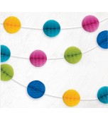 Garland - Honeycomb Balls, Multicolour