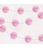 Garland - Honeycomb Balls, Pale Pink
