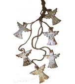Hanging Decoration - Christmas, Silver Angels