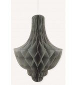 Hanging Decoration - Honeycomb Chandelier, Silver