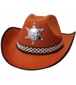 Hat - Cowboy, Brown