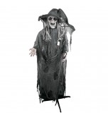 Animated Decoration - 175cm Standing Rotating Animated Witch 