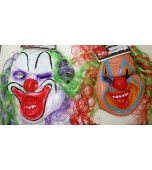 Mask - Clown, Multicolour Hair