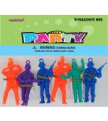 Novelty Paratroopers - Multicoloured, 6 pk