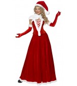 Adult Costume - Luxury Miss Santa
