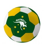 Soccer Ball - Neoprene, Green & Gold