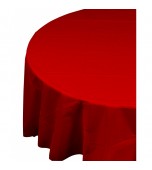 Tablecloth - Round, Red